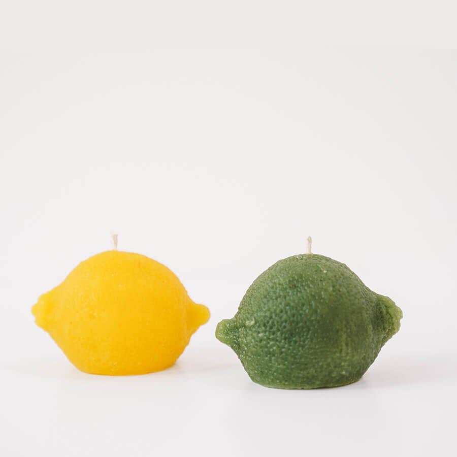 Beeswax Lemon or Lime Candle