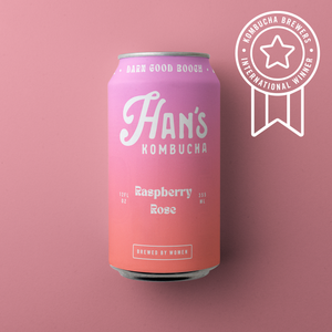 Han's Raspberry Rose Kombucha